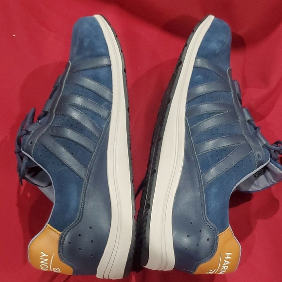 Harmony 783 Blue Sneakers with Suede Upper and Sporty Design - Picture 5 of 10